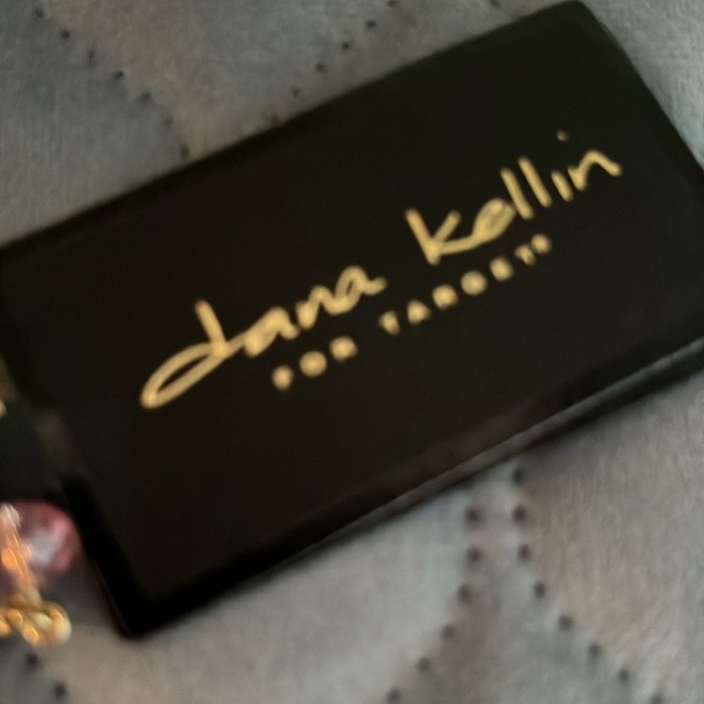 Dana Kellin for Target Gold, Pink and Amber Three-Strand Necklace - Picture 4 of 5